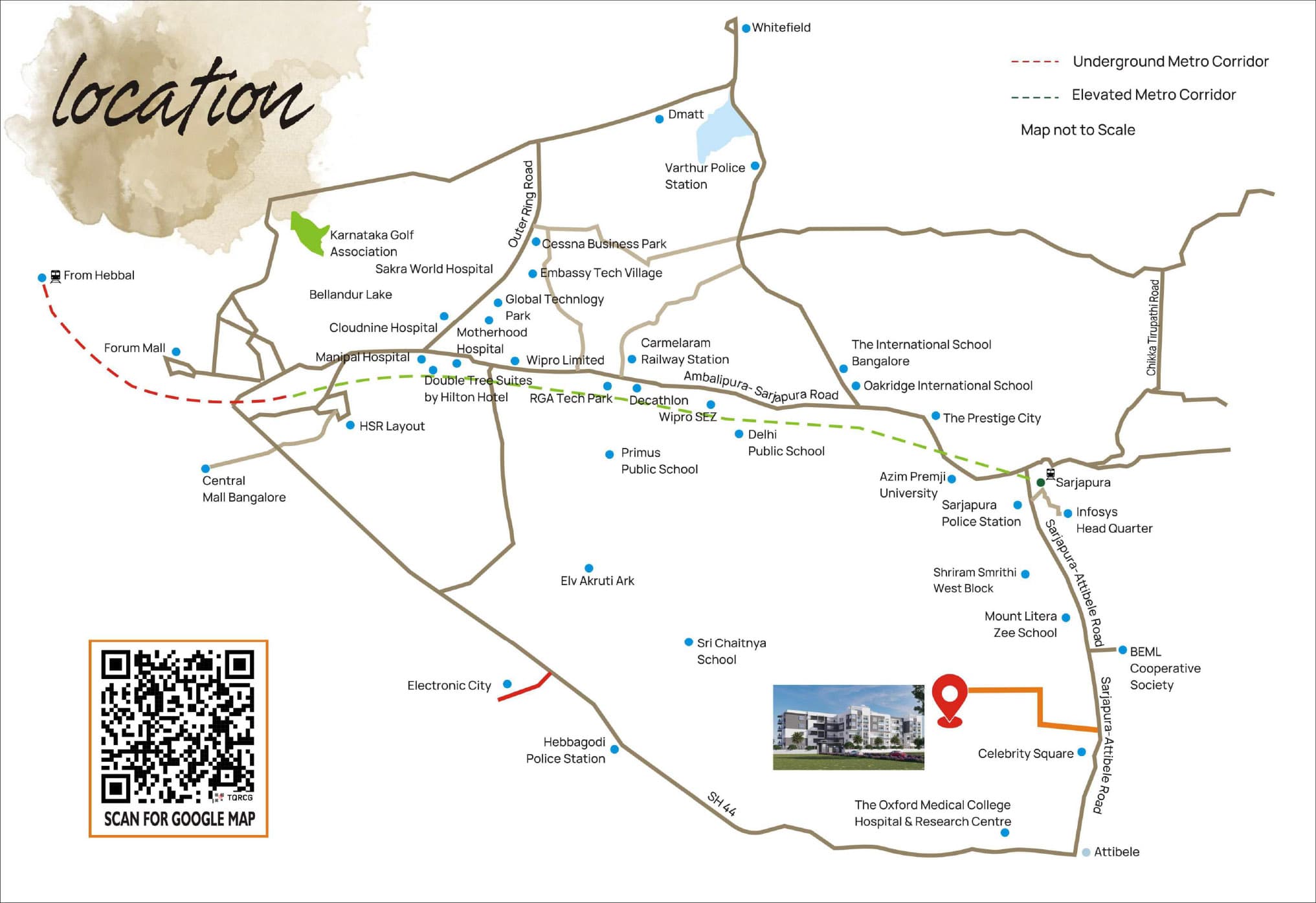 Suraksha Sunrise Park - Strategic Location Map