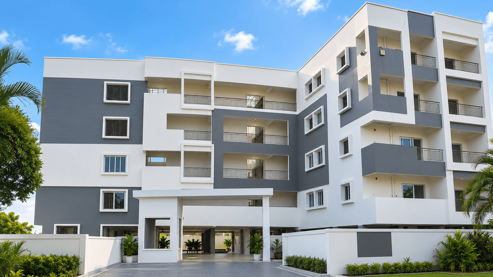 Suraksha Sunrise Park - Grand Entrance & Stilt Lobby